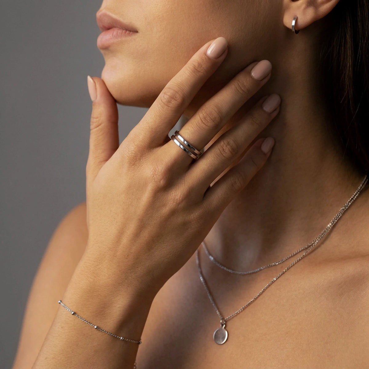 Conjunto de joias femininas em aço inoxidável 316L da Only Steel