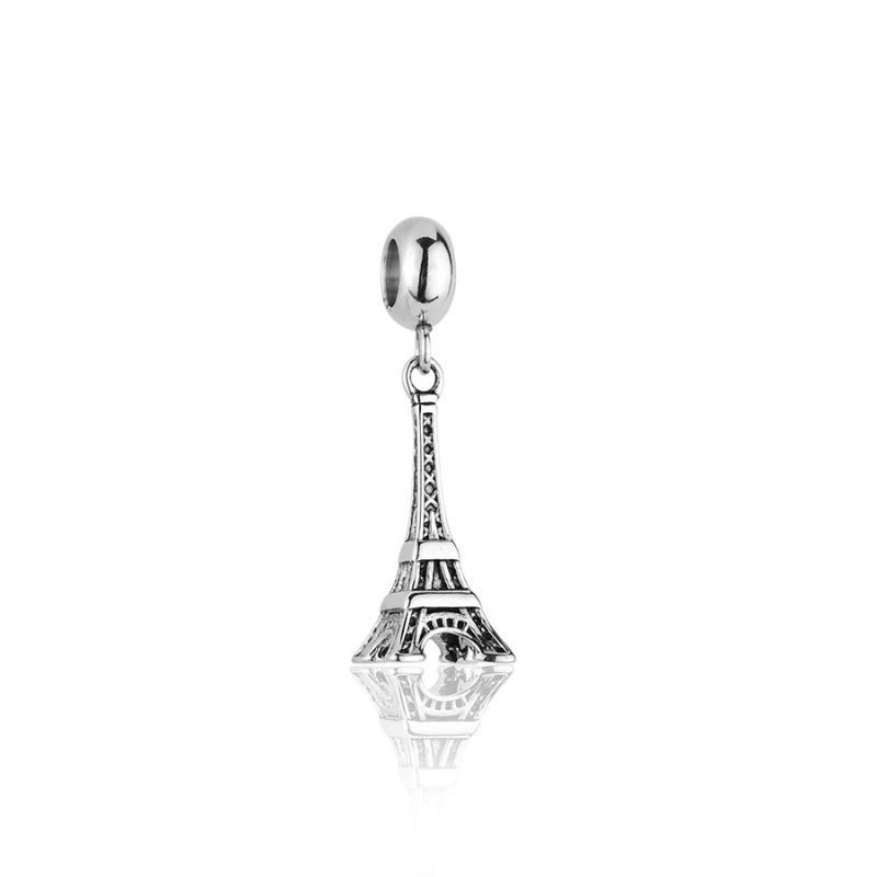 Berloque feminino Torre Eiffel Laís em aço inoxidável 316L - Only Steel